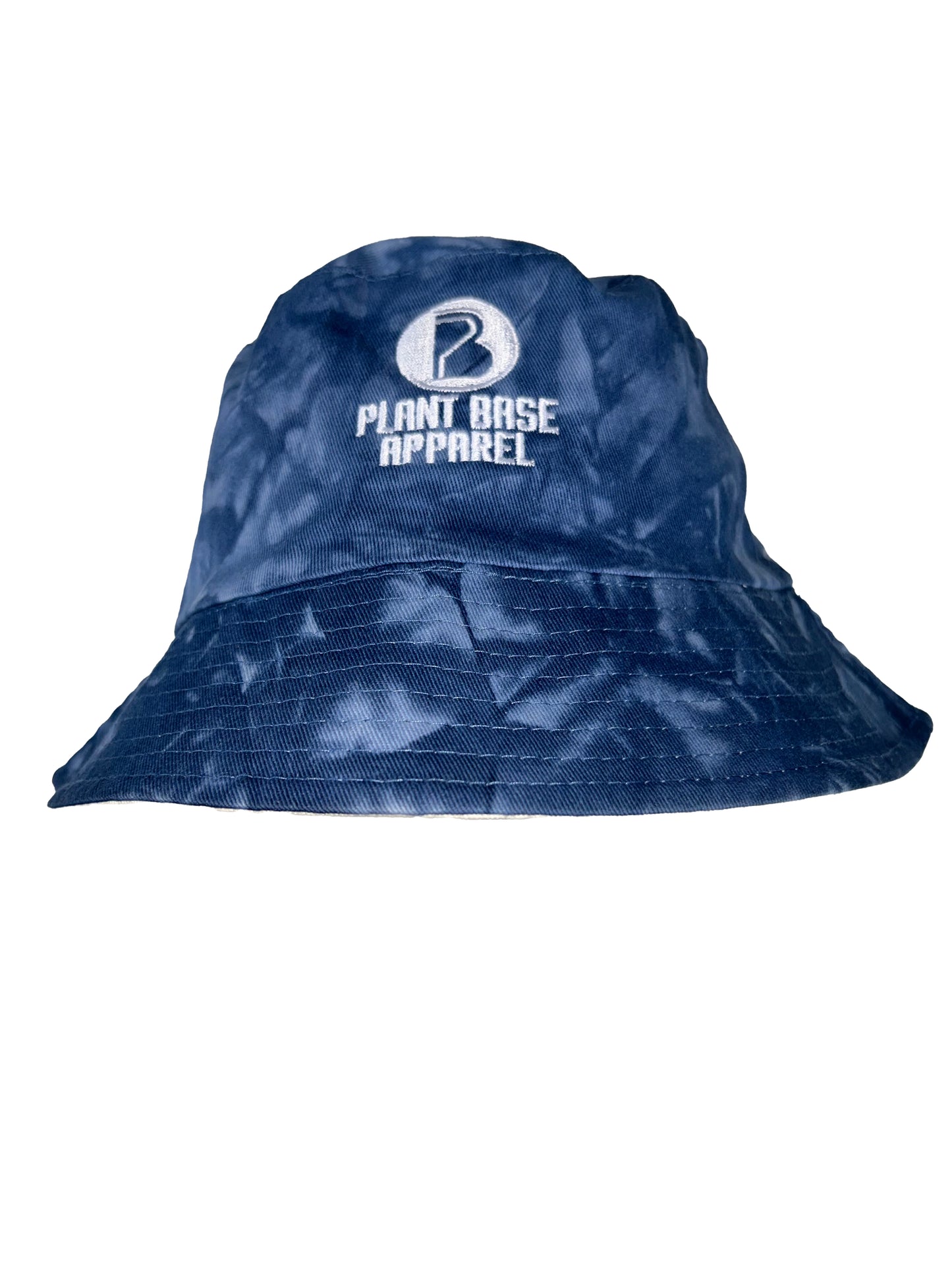 PLANT BASE APPAREL BEACH BOY BUCKET HAT TYE DYE BLUE